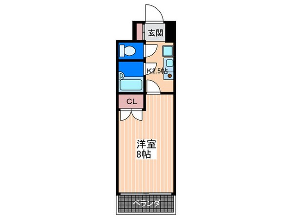 サテライト観音の物件間取画像